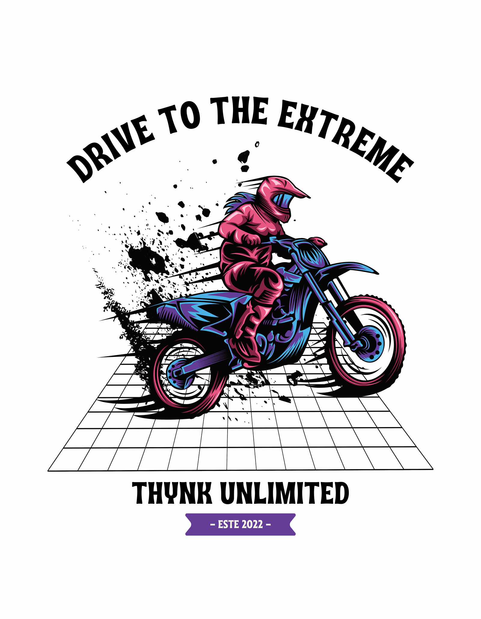DRIVE TO THE EXTREME Regular Fit T-Shirt