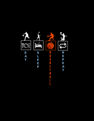 BASKETBALL ROUTINE Regular Fit T-Shirt