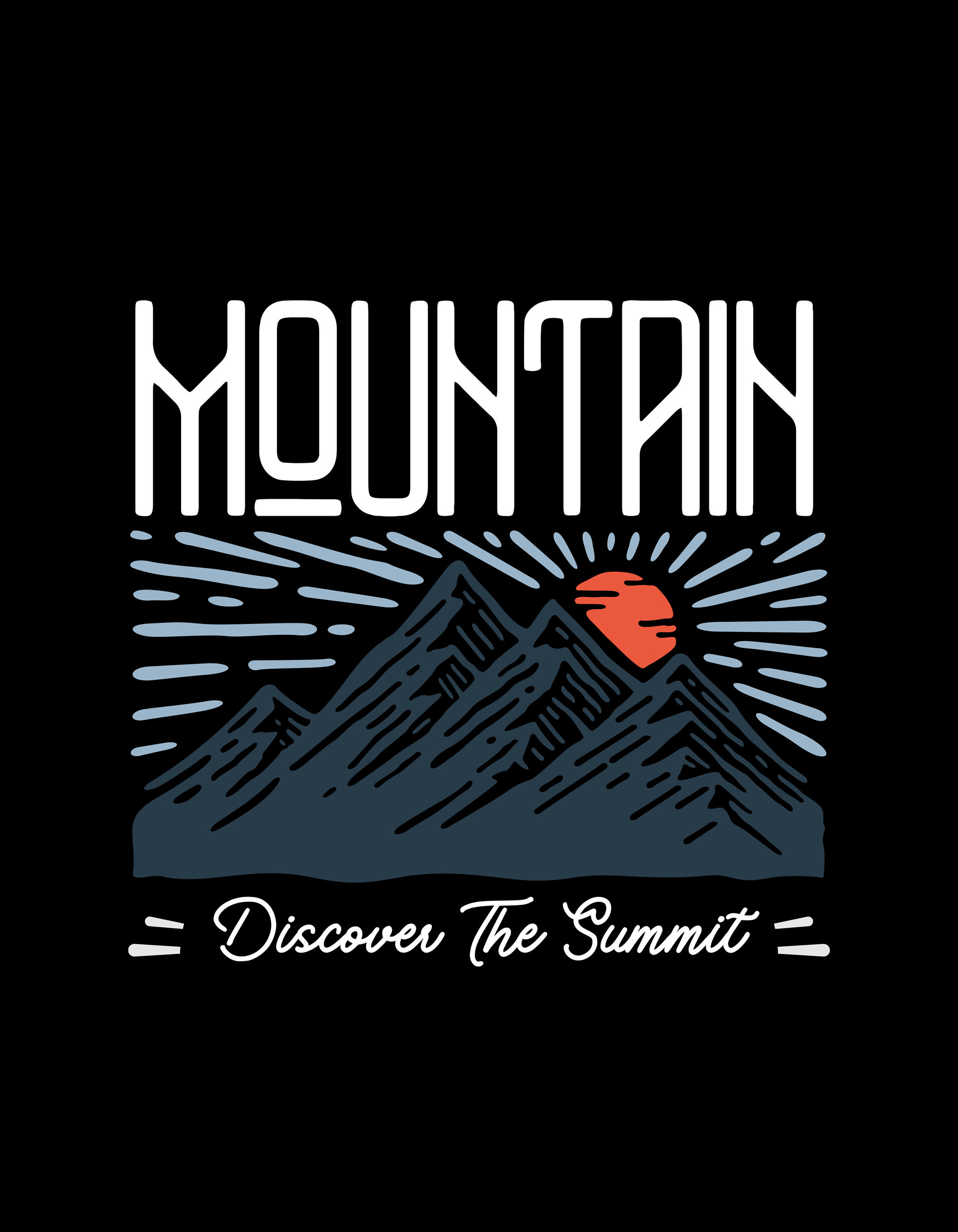 MOUNTAIN Regular Fit T-Shirt