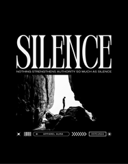 SILENCE Regular Fit T-Shirt