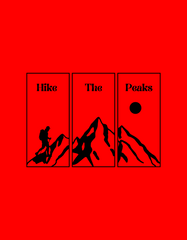 HIKE THE PEEKS Regular Fit T-Shirt