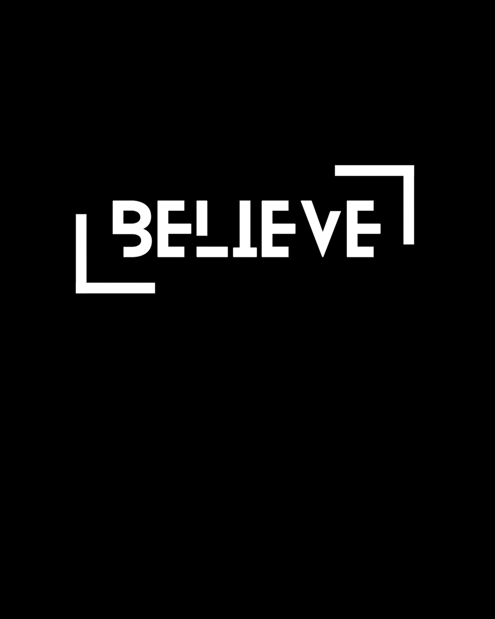 BELIEVE Regular Fit T-Shirt