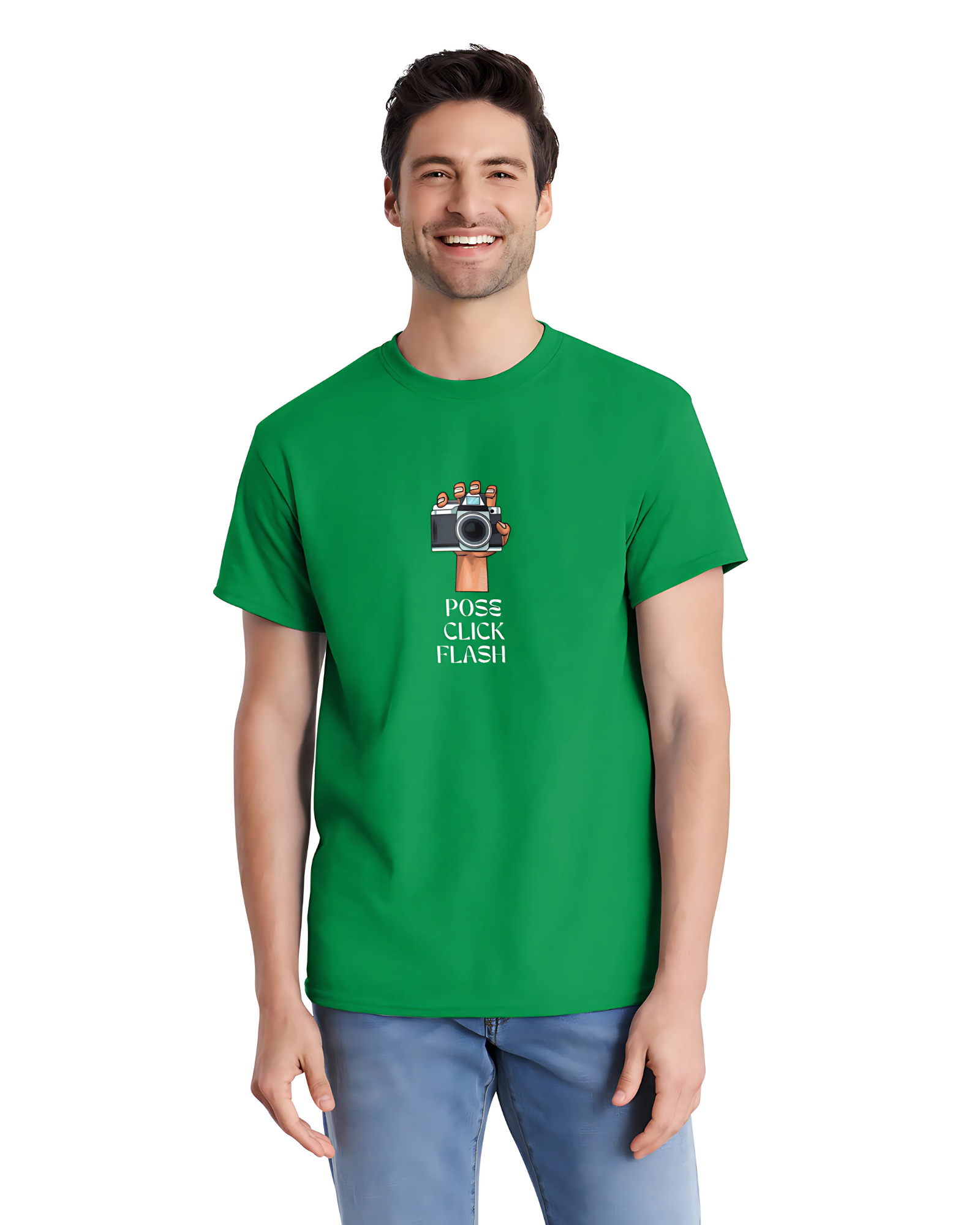 POSE CLICK FLASH Regular Fit T-Shirt