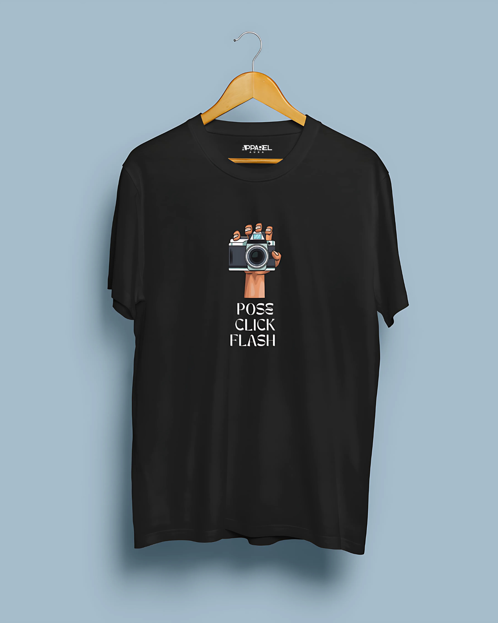 POSE CLICK FLASH Regular Fit T-Shirt