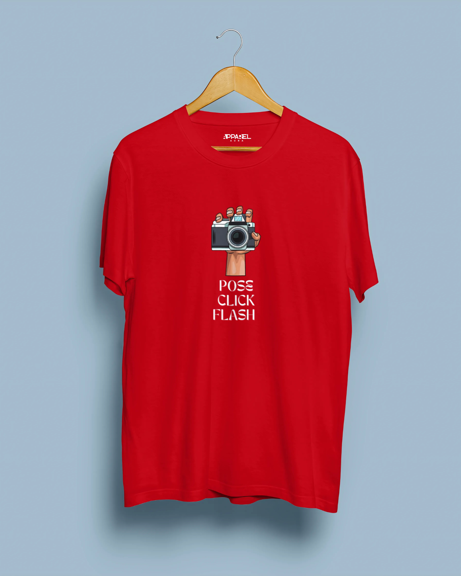 POSE CLICK FLASH Regular Fit T-Shirt