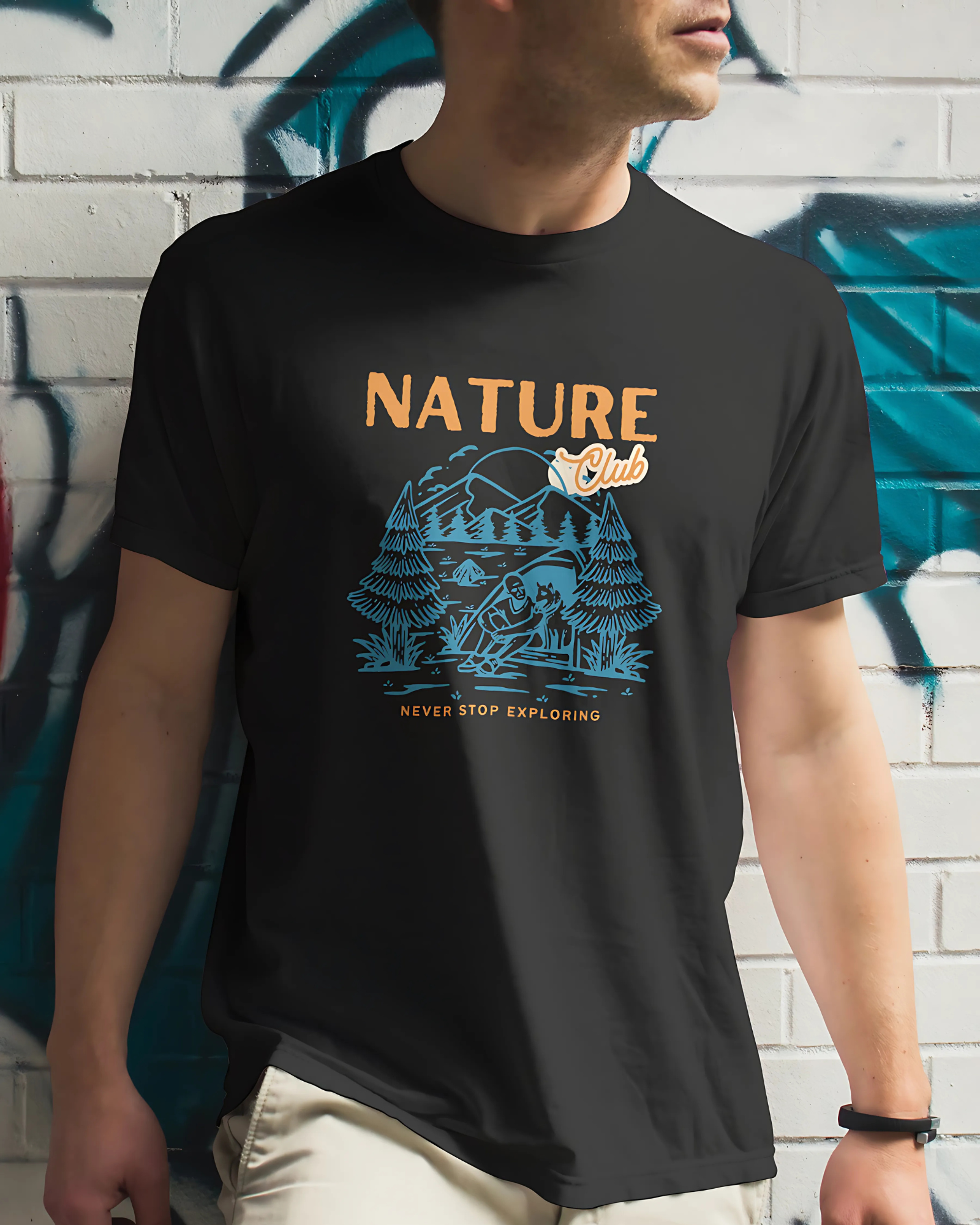 NATURE CLUB Regular Fit T-Shirt