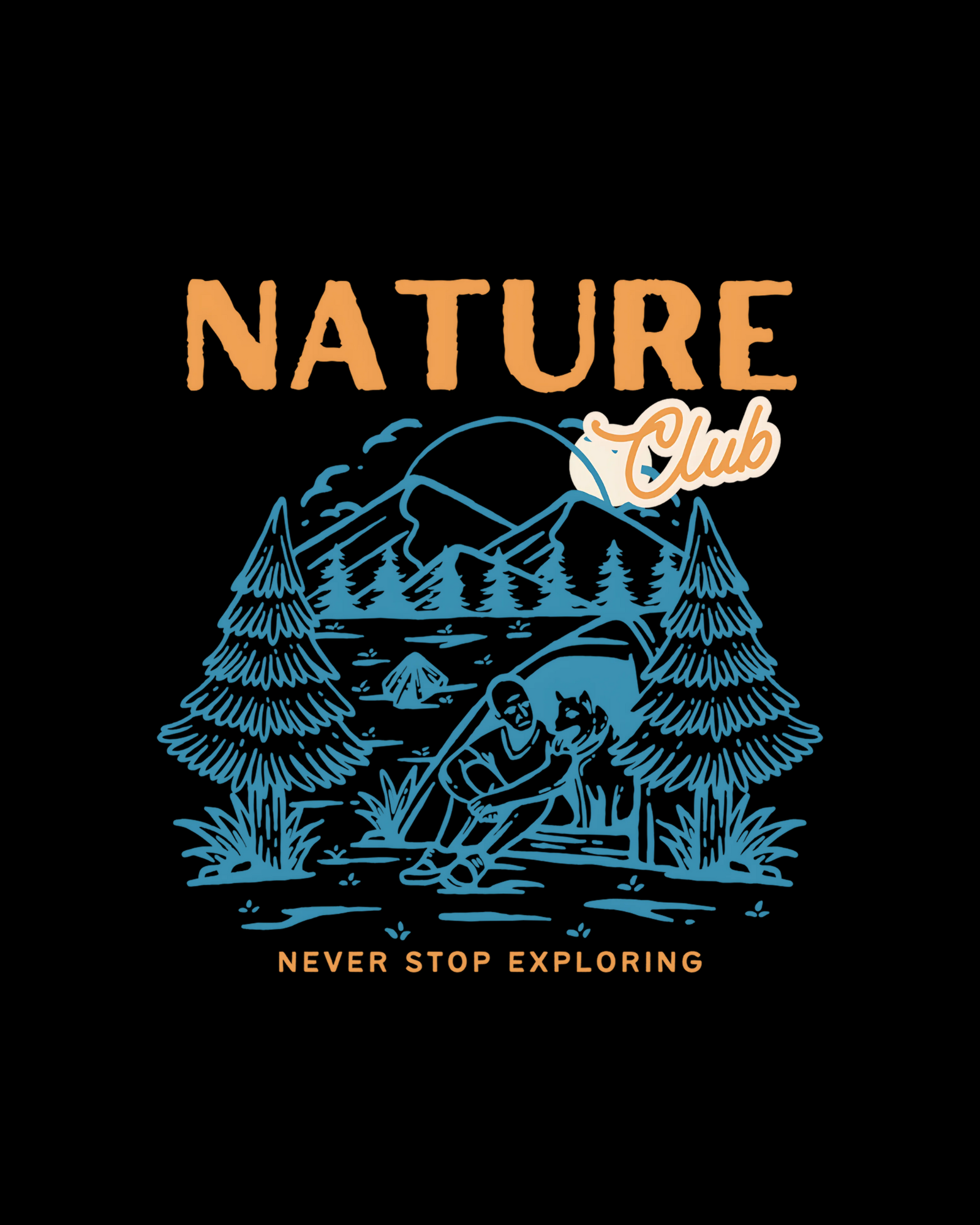 NATURE CLUB Regular Fit T-Shirt