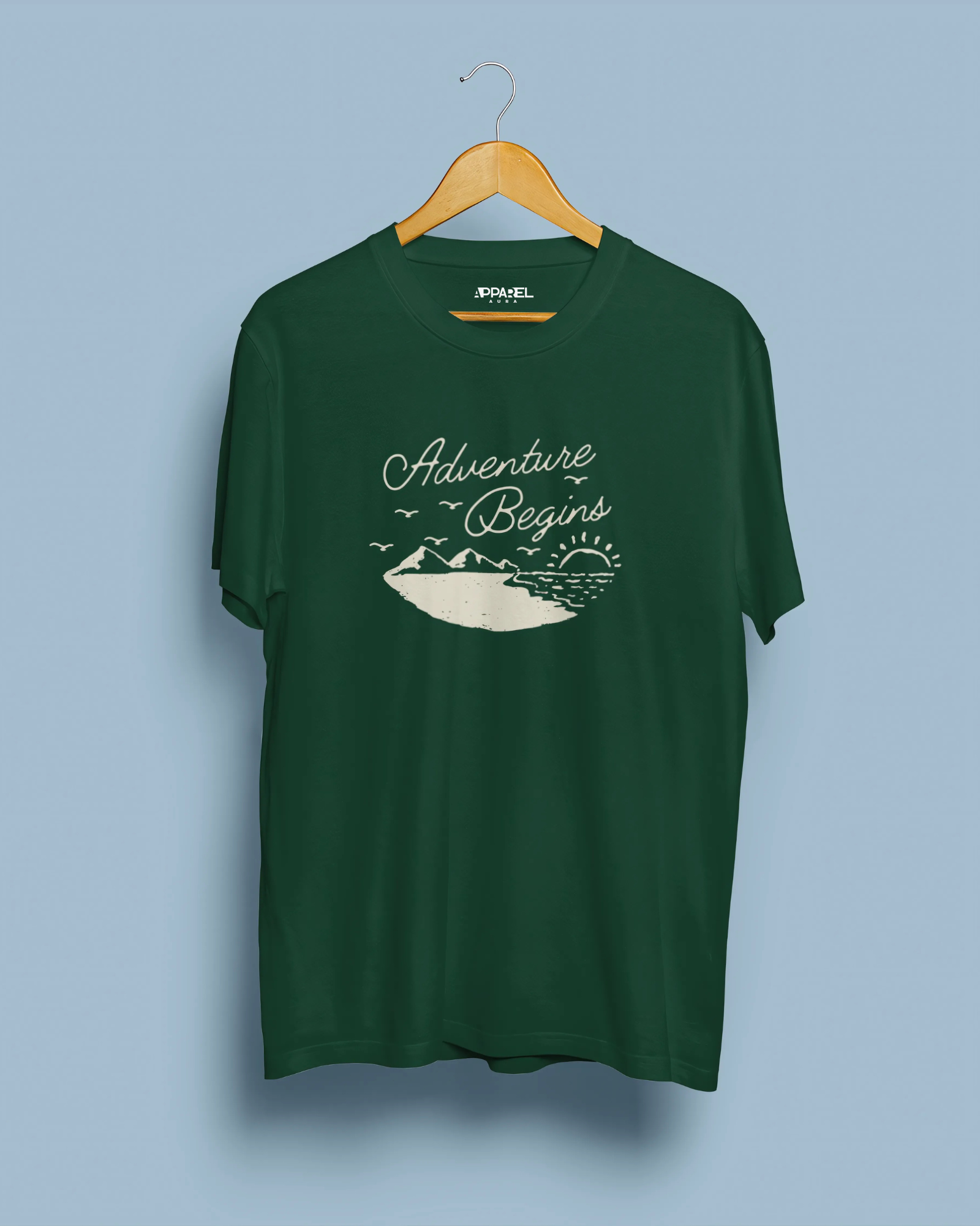 ADVENTURE BEGINS Regular Fit T-Shirt