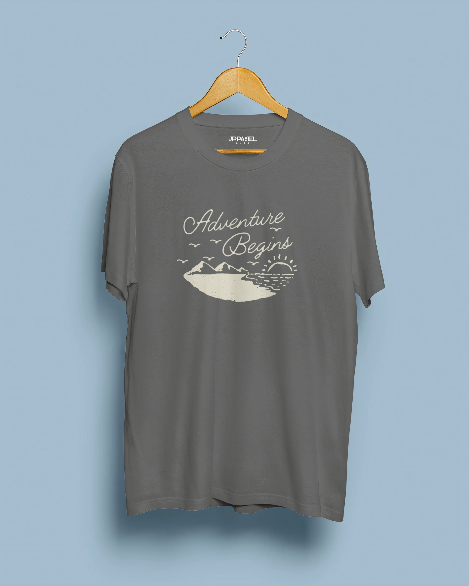 ADVENTURE BEGINS Regular Fit T-Shirt