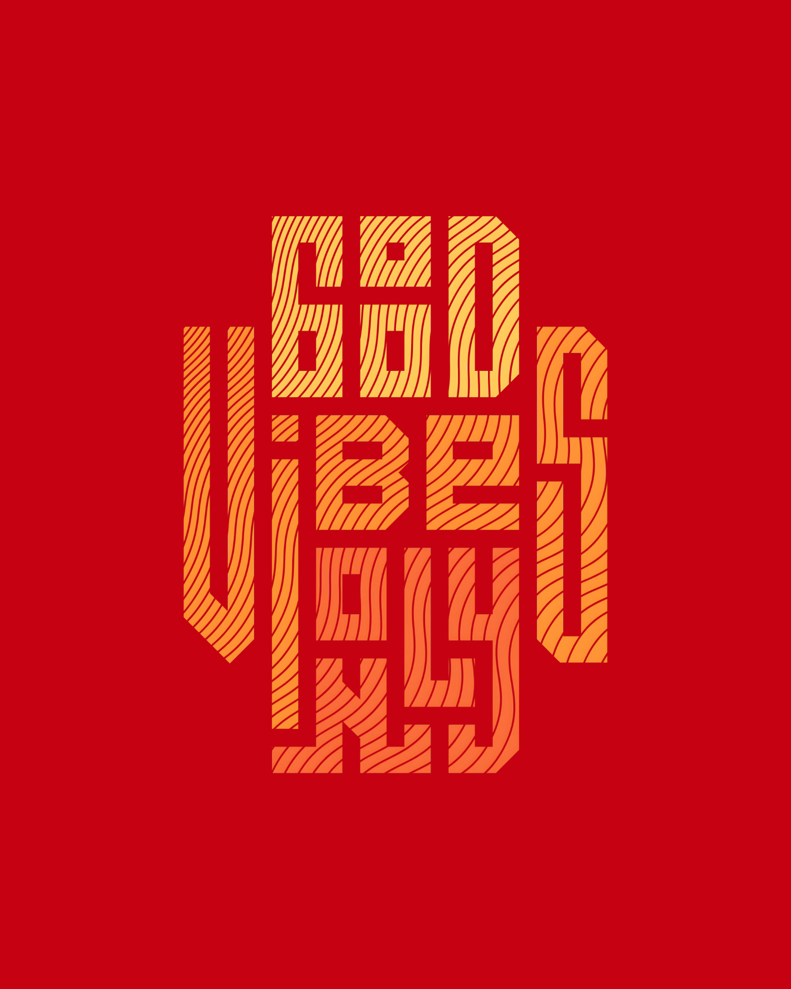 GOOD VIBES ONLY Regular Fit T-Shirt