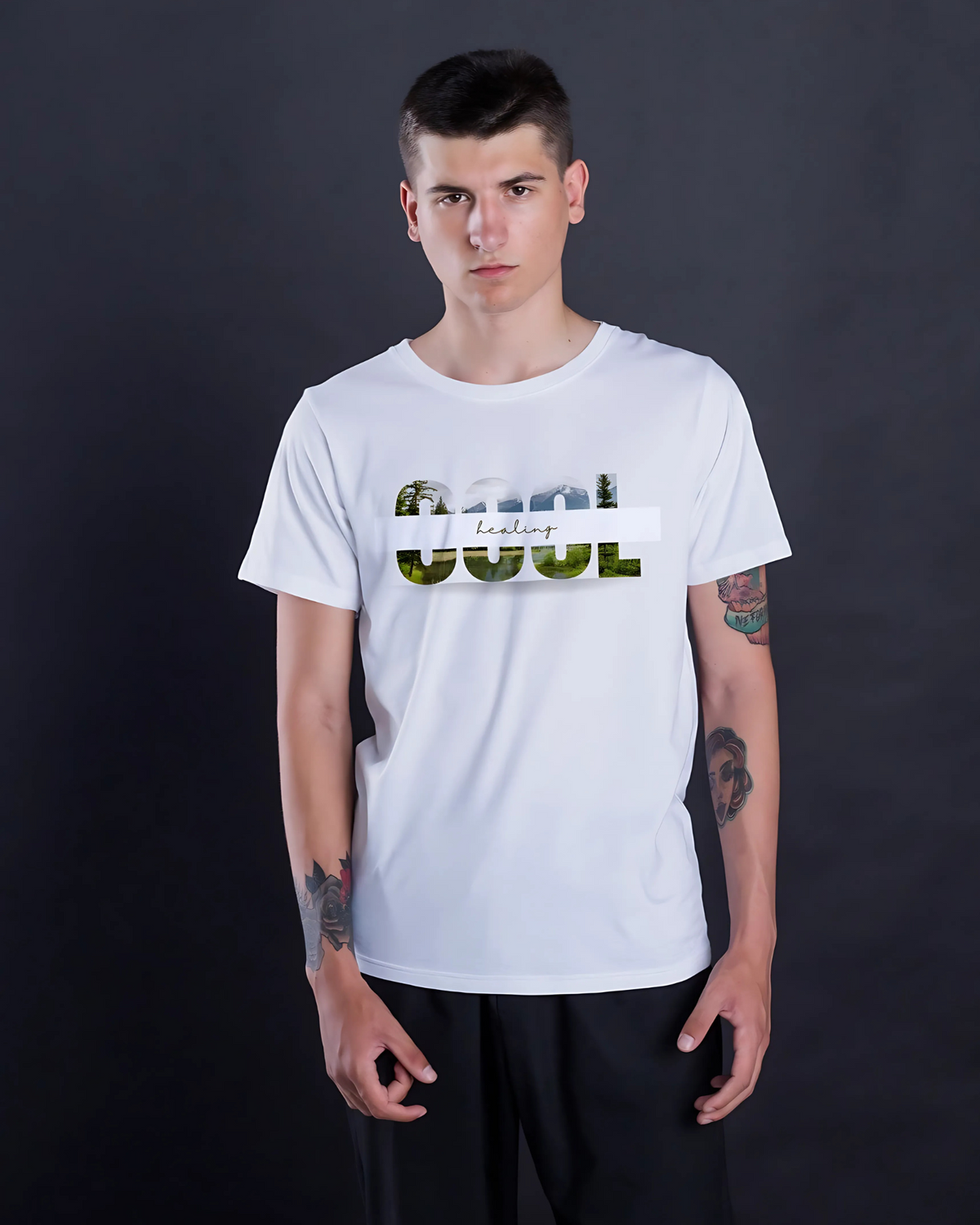 COOL HEALING Regular Fit T-Shirt